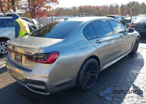 2021 BMW 750I xDrive from USA, damaged, VIN WBA7U2C04MCG46866